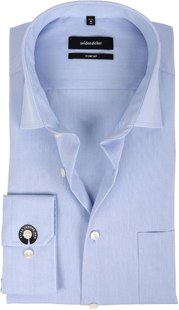Seidensticker Non Iron Light Blue Comfort-Fit S7
