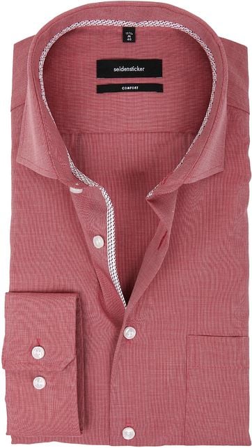 Seidensticker Non Iron Red Comfort-Fit