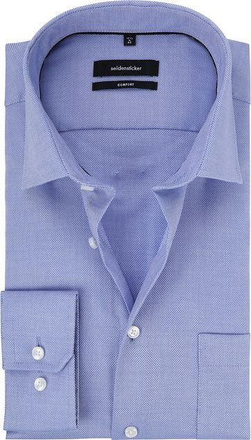 Seidensticker Overhemd CF Blauw 