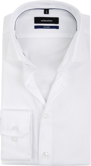 Seidensticker Overhemd Tailor-Fit Wit