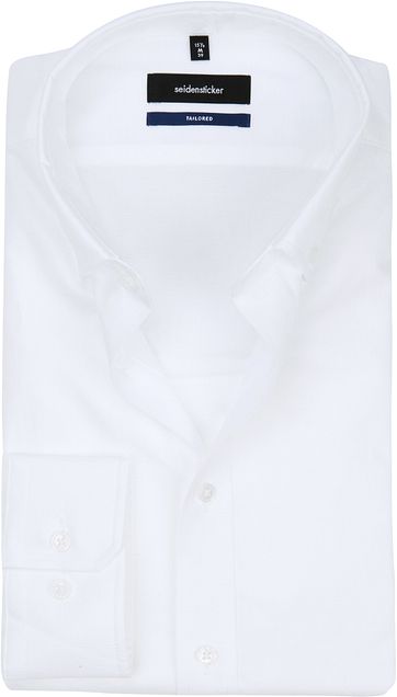 Seidensticker Overhemd TF Button Down Wit