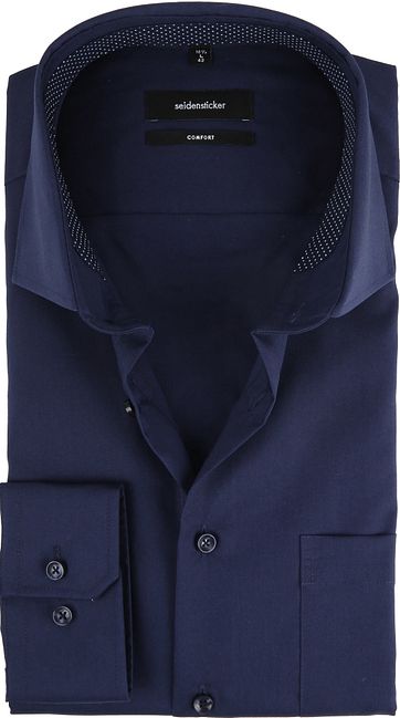 Seidensticker Shirt CF Navy