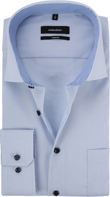 Seidensticker Shirt Light Blue CF