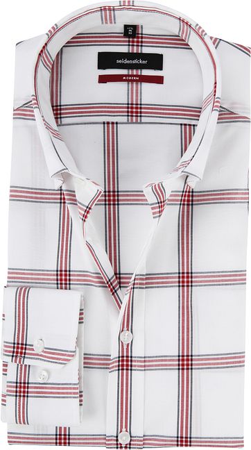 Seidensticker Shirt MF Pane White