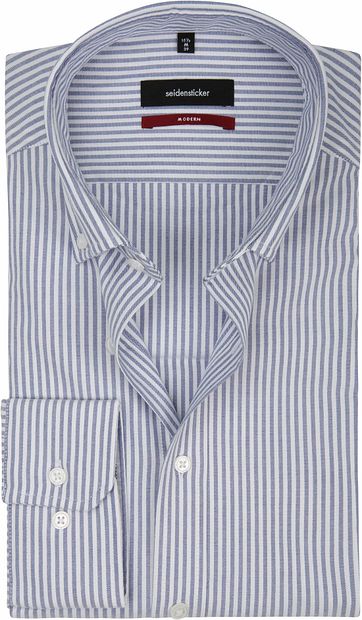 Seidensticker Shirt MF Stripe Blue