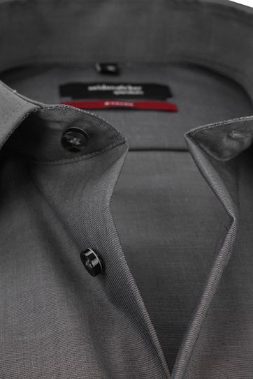 Seidensticker Shirt Regular Fit Dark Grey