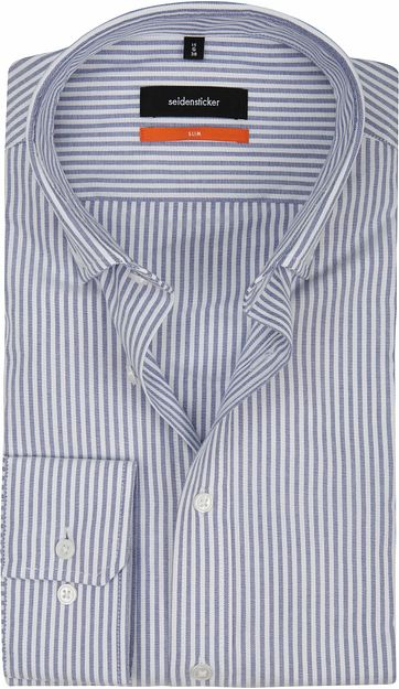 Seidensticker Shirt SF Stripe Blue