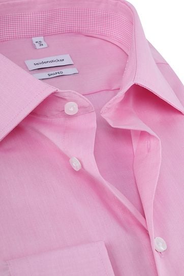 Seidensticker Shirt Shaped Pink