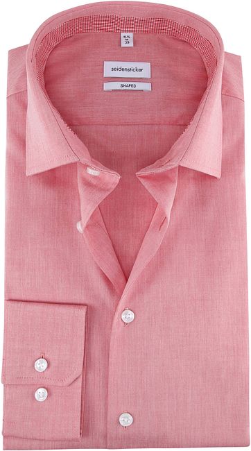 Seidensticker Shirt Shaped Red