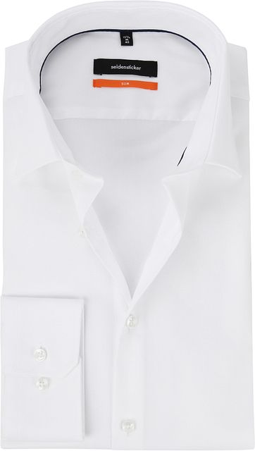 Seidensticker Shirt White Slim-Fit 