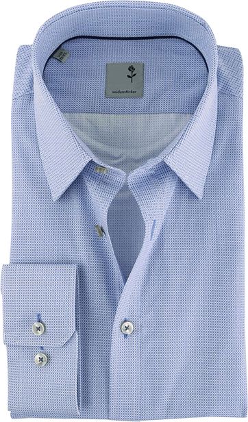 Seidensticker Slim Fit Shirt Blue Print