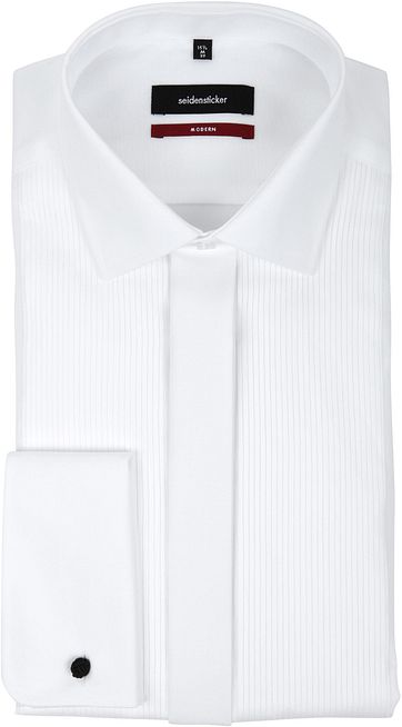 Seidensticker Smoking Shirt Plisse Kent MF