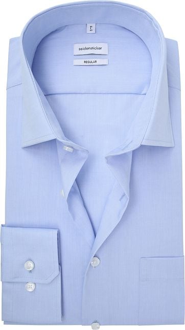 Seidensticker Splendesto Overhemd Licht Blauw