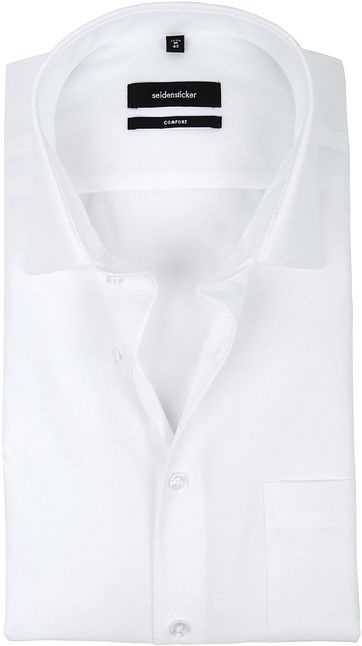 Seidensticker Strijkvrij Comfort-Fit Wit SS