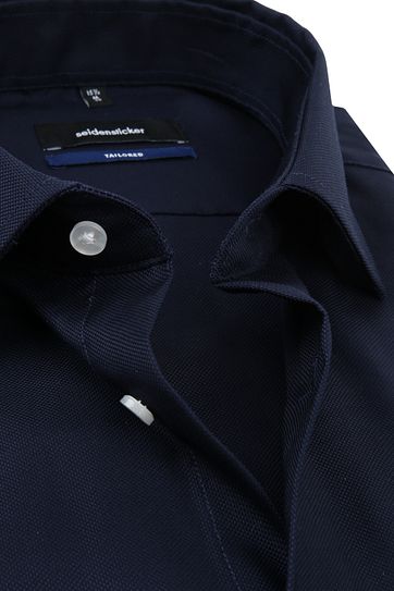 Seidensticker TF Overhemd Navy