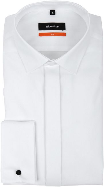 Seidensticker Tuxedo Shirt Kent White