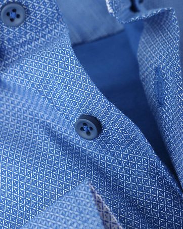 Shirt Suitable S2-2 Blau Weiss Drucken