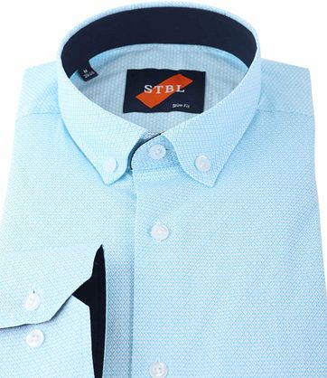 Shirt Suitable S2-3 Hellblau Weiss
