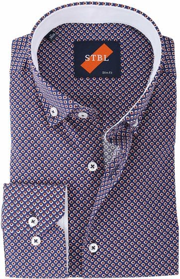 Shirt Suitable S2-4 Blau Drucken