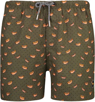 Shiwi Badeshorts Hotdog Dunkelgrün