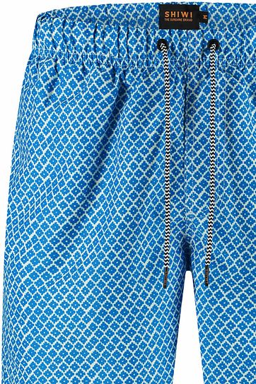 Shiwi Badeshorts Mosaic Blau