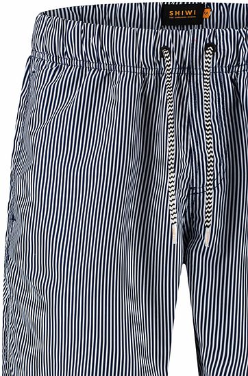 Shiwi Badeshorts Streifen Dunkelbau
