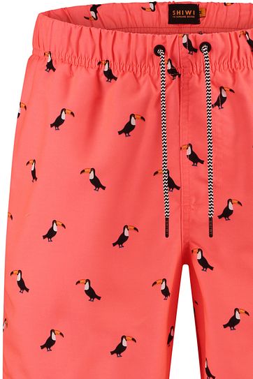 Shiwi Badeshorts Tucan Neon Orange