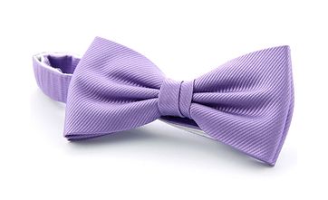 Silk Bow Tie Lila F26