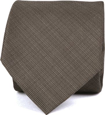 Silk Tie Dark Brown K82-1