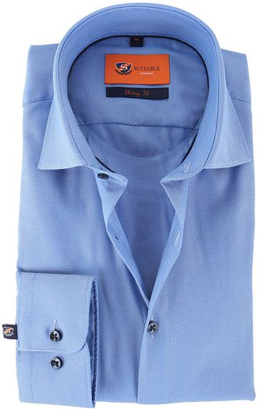 Skinny Fit Hemd Oxford Blau 132-3