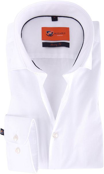 Skinny Fit Overhemd Wit
