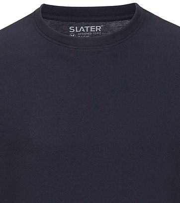Slater 2er-Pack American T-shirt Dunkelblau