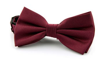 Smoking Fliege Seide Bordeaux F31