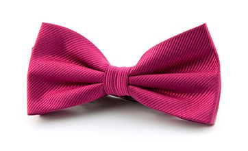 Smoking Fliege Seide Dunkel Fuchsia F66