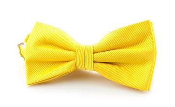 Smoking Fliege Seide Gelb F70