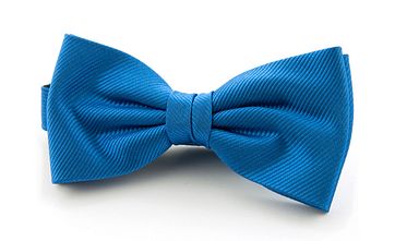 Smoking Fliege Seide Himmelblau F19