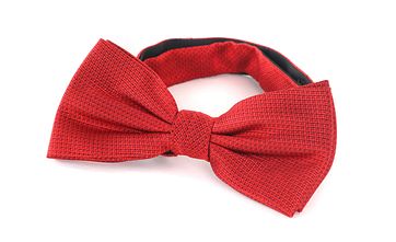 Smoking Fliege Seide Rot Motiv