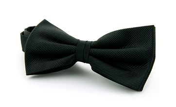 Smoking Fliege Seide Schwarz F08