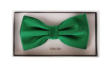 Smoking Fliege Seide Smaragdgrün F68