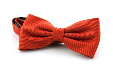 Smoking Fliege Seide Ziegelrot F14