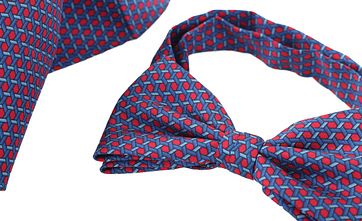 Suitable Smoking Strik Pochet Rood Blauw suitable kopen in de aanbieding