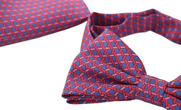 Suitable Smoking Strik Pochet Roze Blauw suitable kopen in de aanbieding