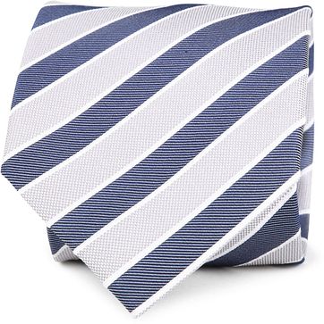 Suitable Stropdas Zijde Navy Grijs Streep suitable kopen in de aanbieding Suitable Stropdas Zijde Navy Grijs Streep suitable kopen in de aanbieding