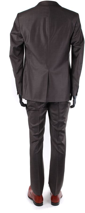 Suitable Anzug Braun Serge