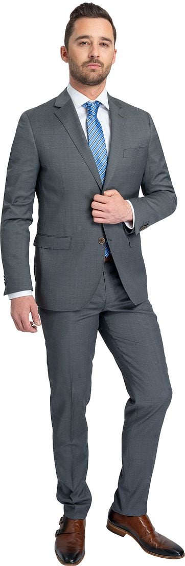 Suitable Anzug Lucius Apasa Dunkelgrau