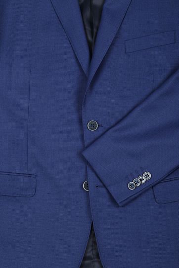 Suitable Anzug Lucius Birdseye Indigo