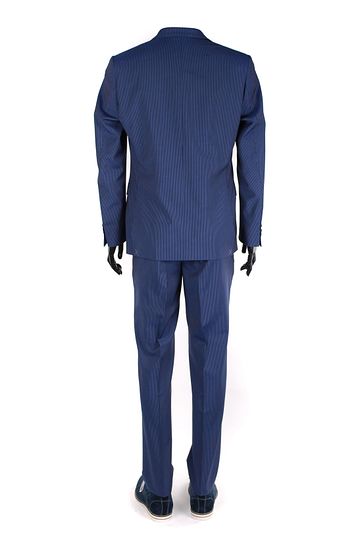 Suitable Anzug Parker Blau Streifen