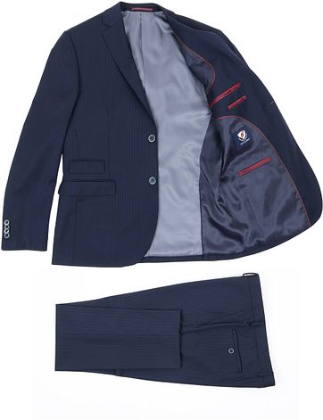 Suitable Anzug Stuttgart Dunkelblau