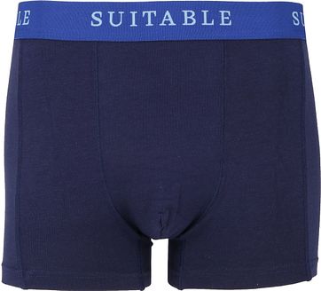 Suitable Bamboe Boxershorts 4-Pack Navy