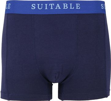 Suitable Bamboo Boxershorts 2er-Pack Dunkelblau